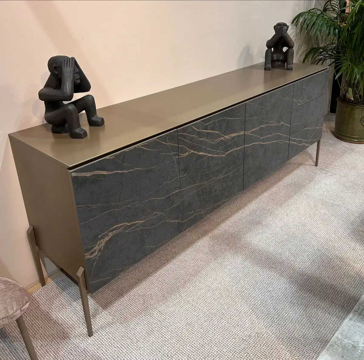 Alps sideboard in Dekton Laurent