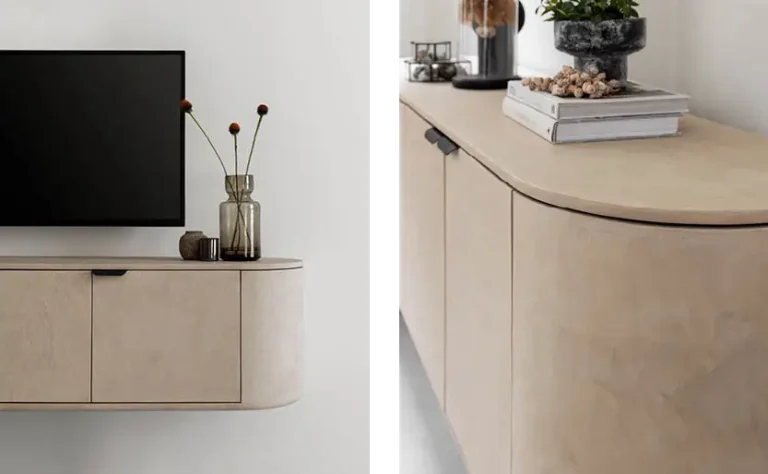 TV hanging cabinets DTP detail